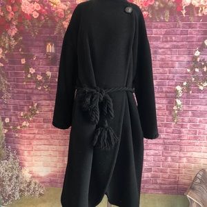 Vintage 80’s Krizia Oversized Wool Alpaca Coat 44